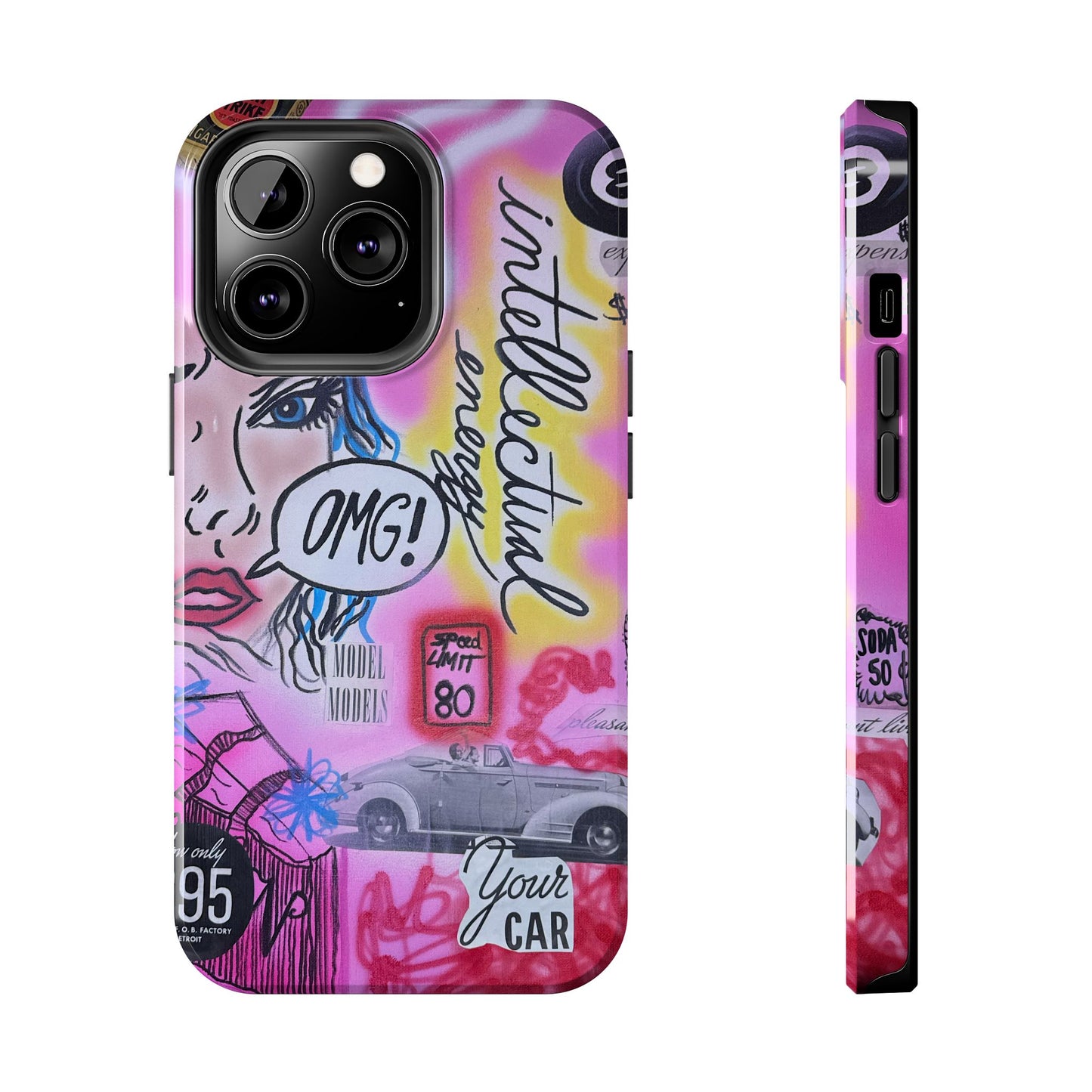 "intellectual energy" airbrush iPhone case