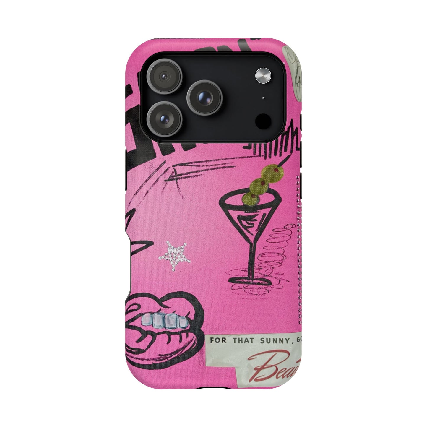 MagSafe "high fashion" airbrush iPhone case