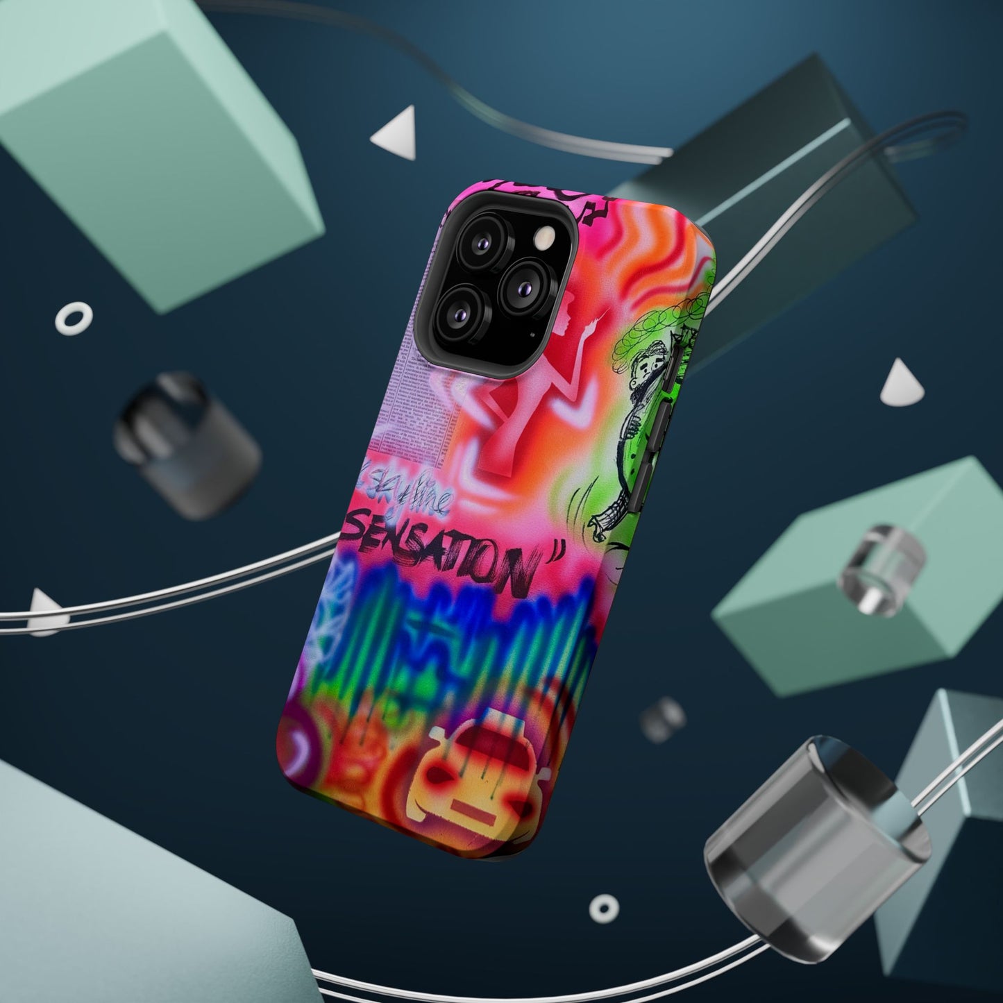 MagSafe "skyline sensation" airbrush iPhone case