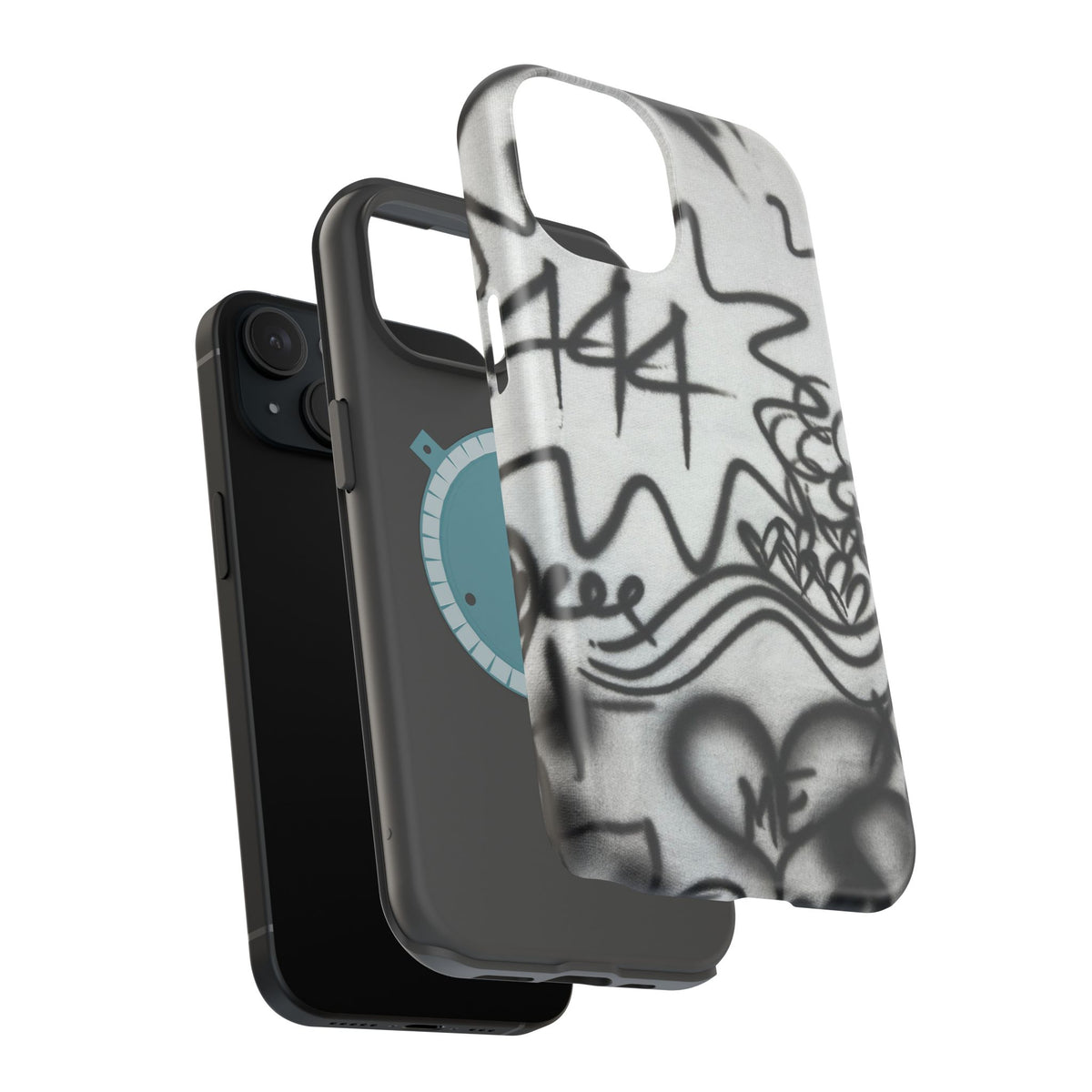 MagSafe „444“ Airbrush iPhone Hülle