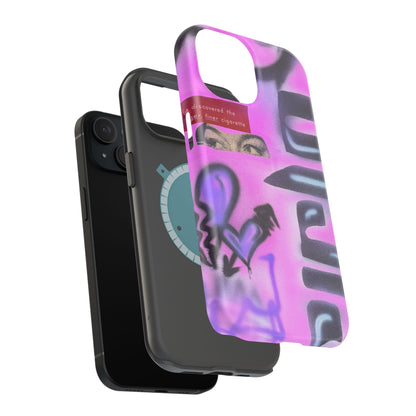 MagSafe "purple princess" airbrush iPhone case