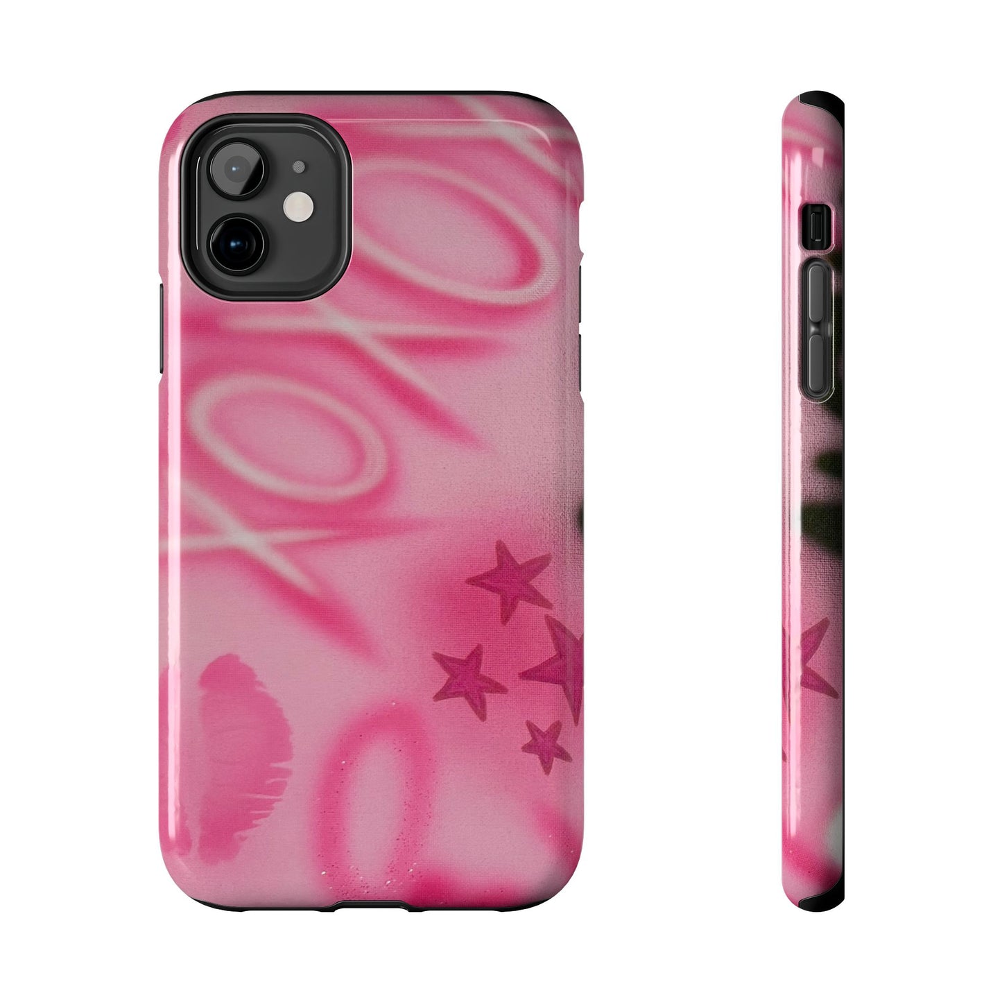 "perfectly pink" airbrush iPhone case