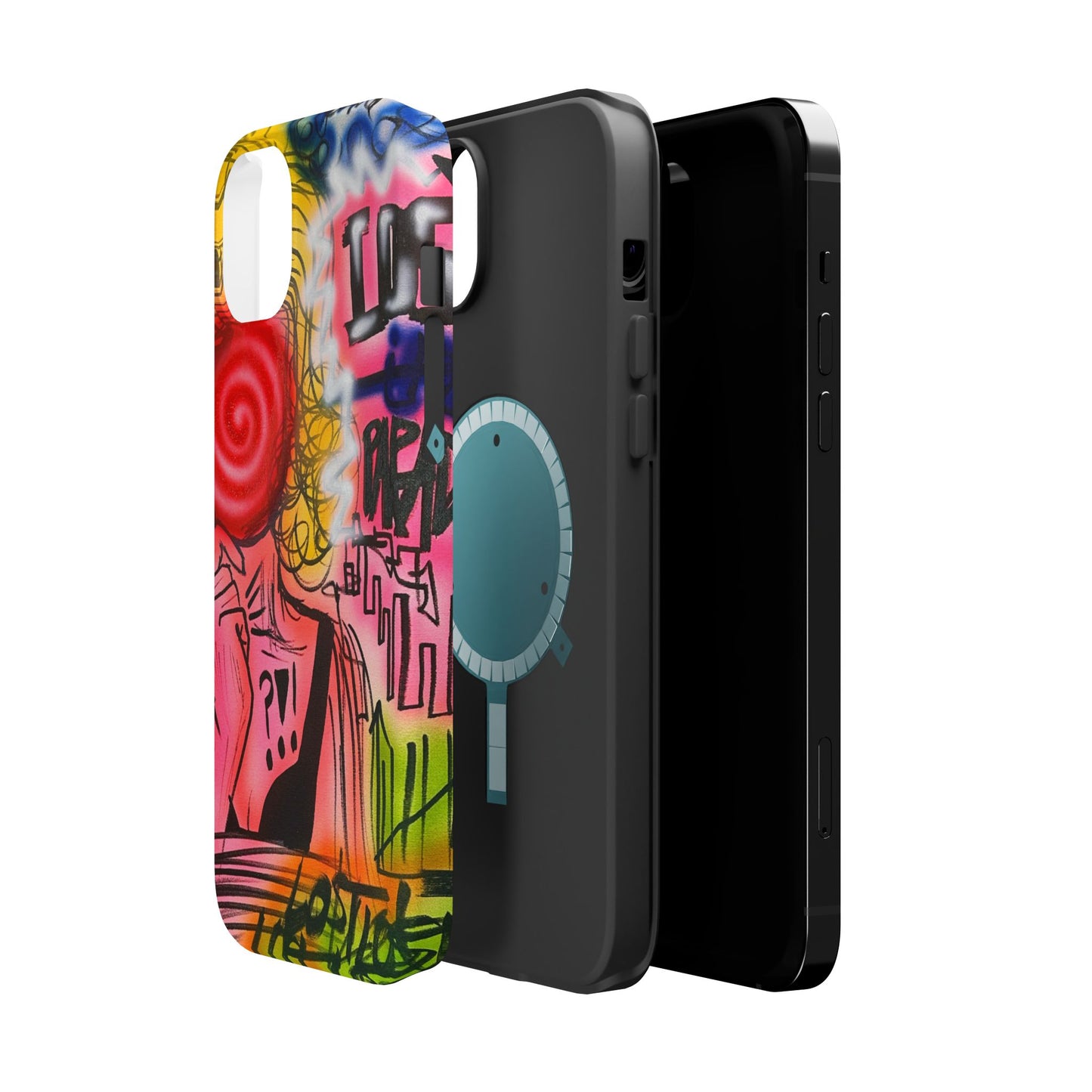 MagSafe „Lost in Paradise“ Airbrush-iPhone-Hülle