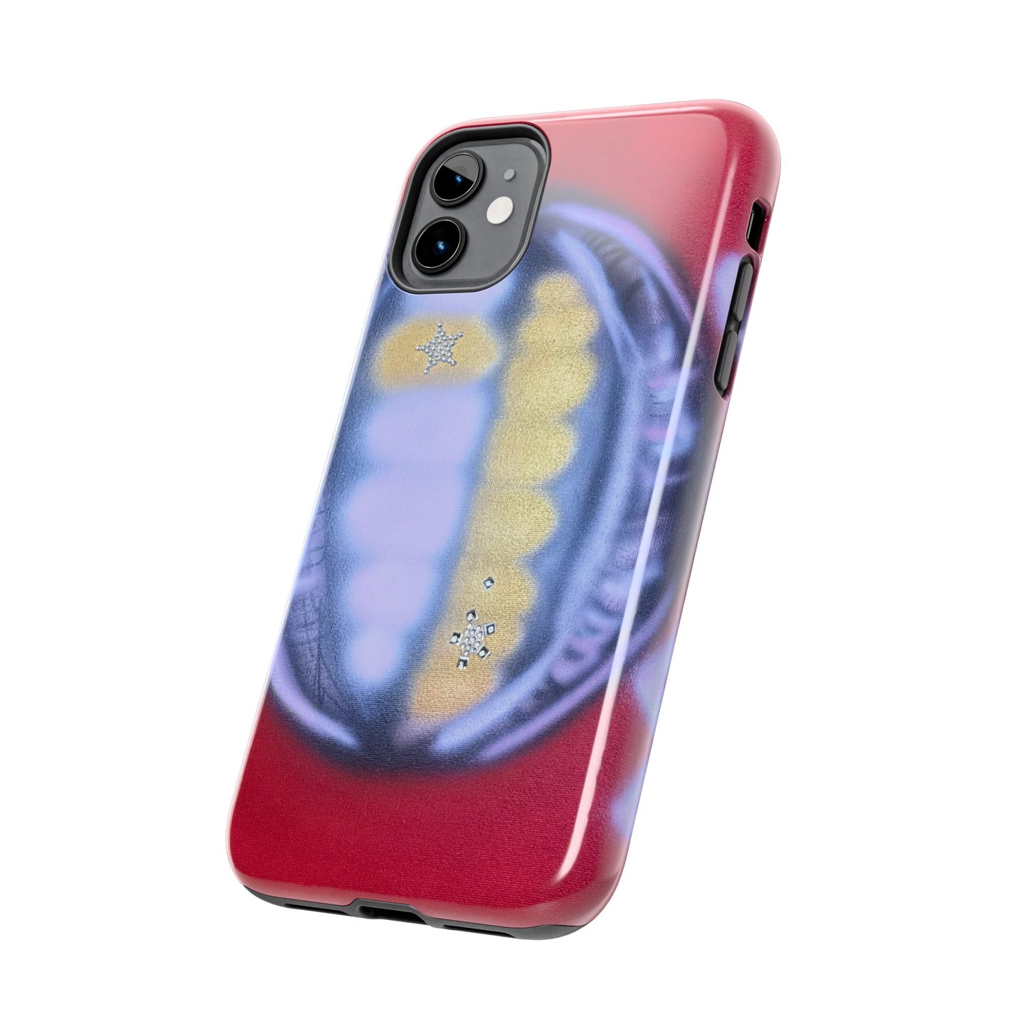 "bite me bling" airbrush iPhone case