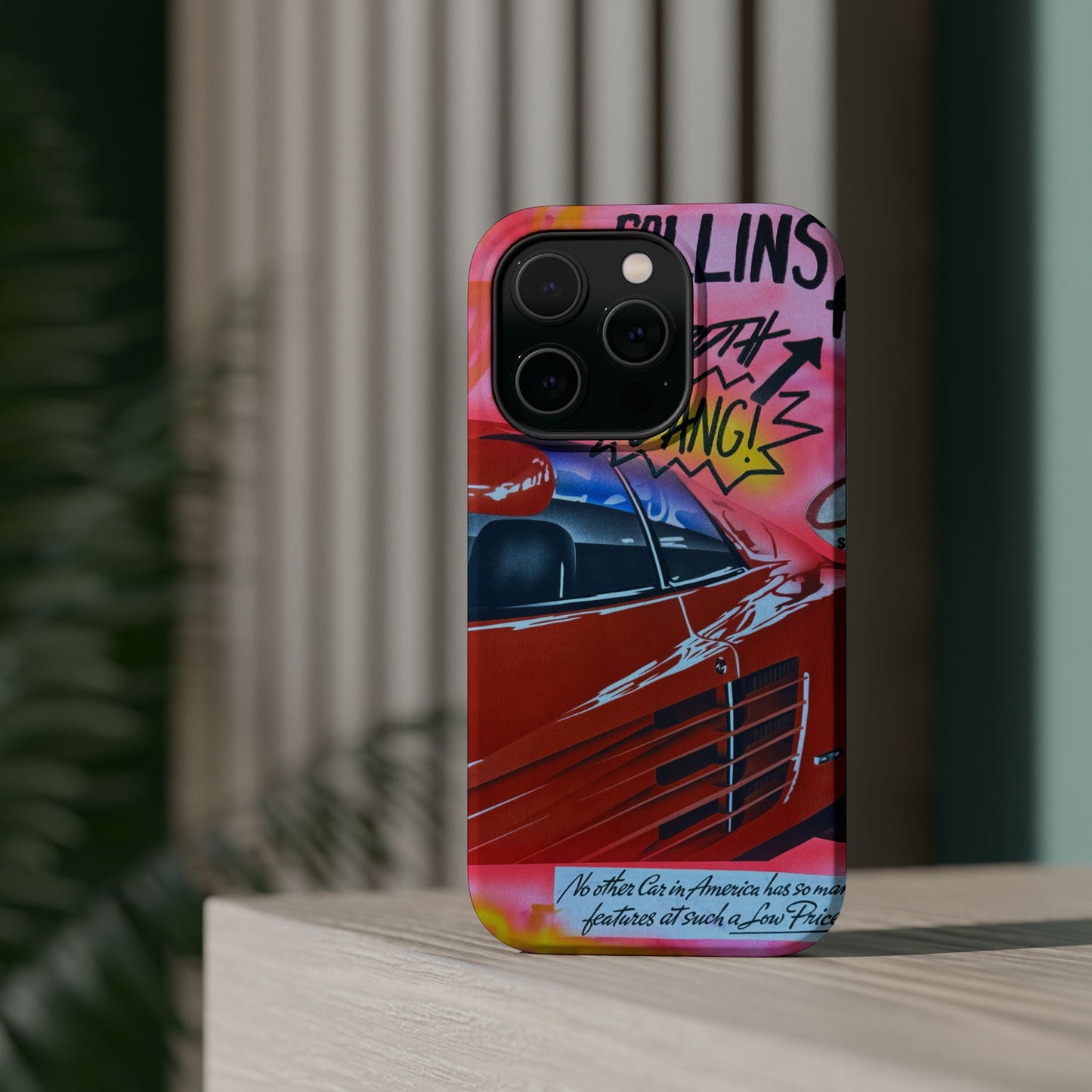 MagSafe "miami momentos" airbrush iPhone case
