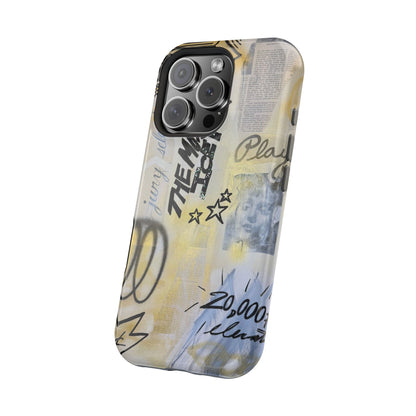 MagSafe "golden glacier" airbrush iPhone case