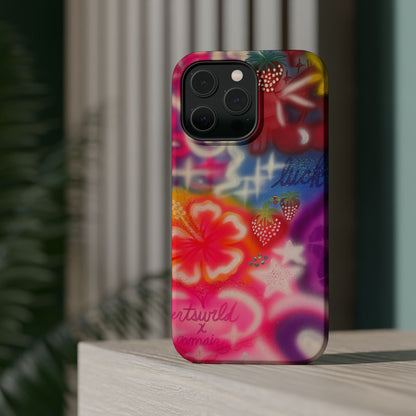 MagSafe „luck & luv“ Airbrush iPhone-Hülle