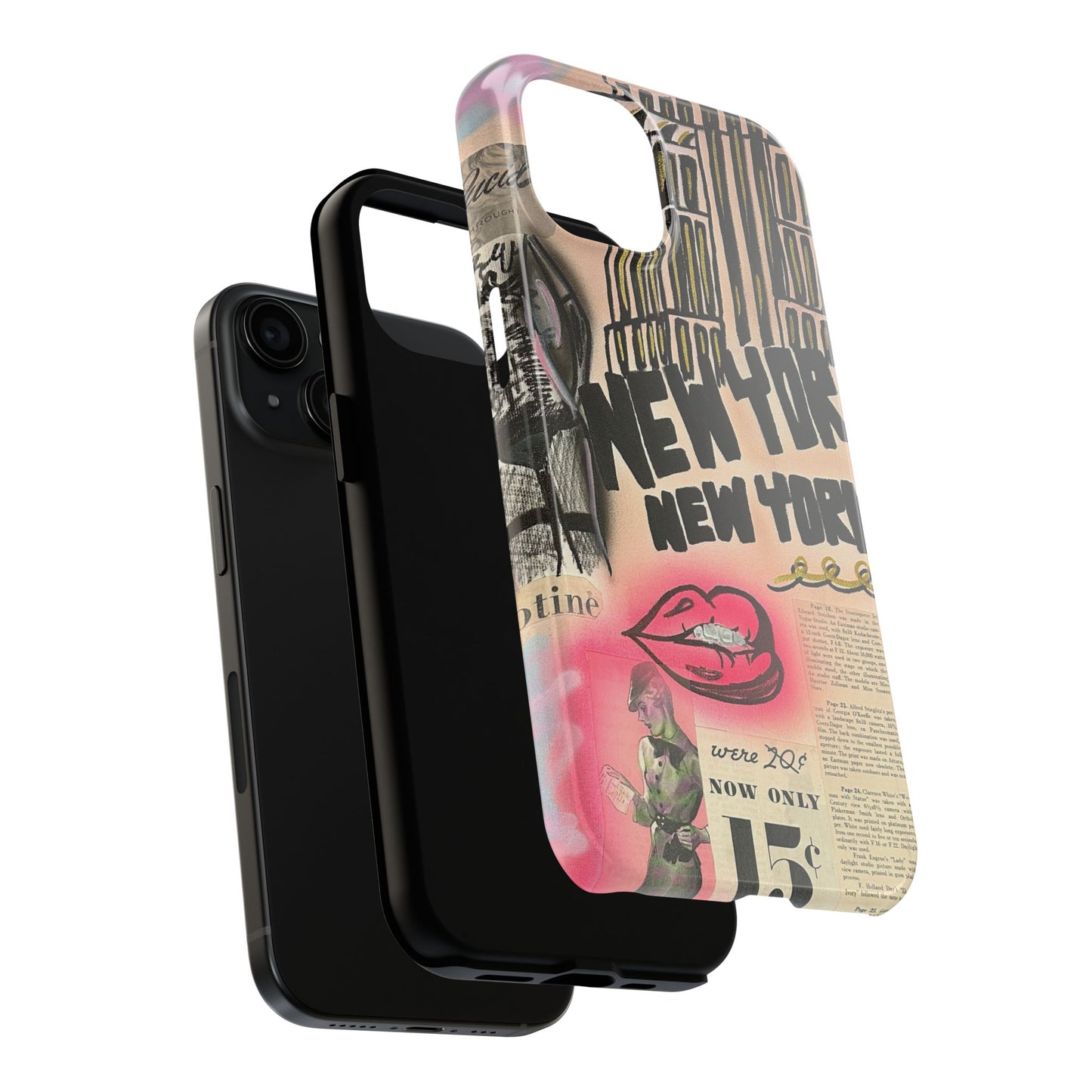 "new york, new york!" airbrush iPhone case