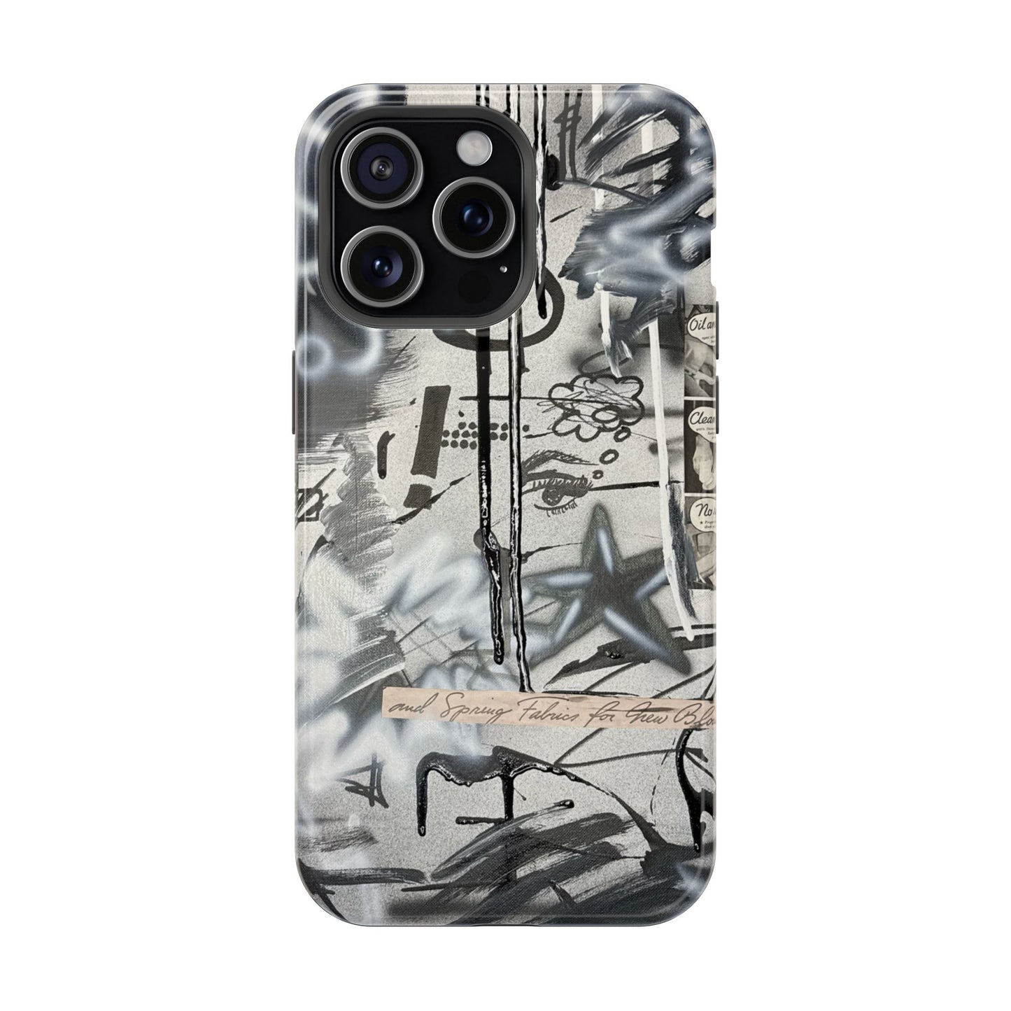 MagSafe "monochrome mood" airbrush iPhone case