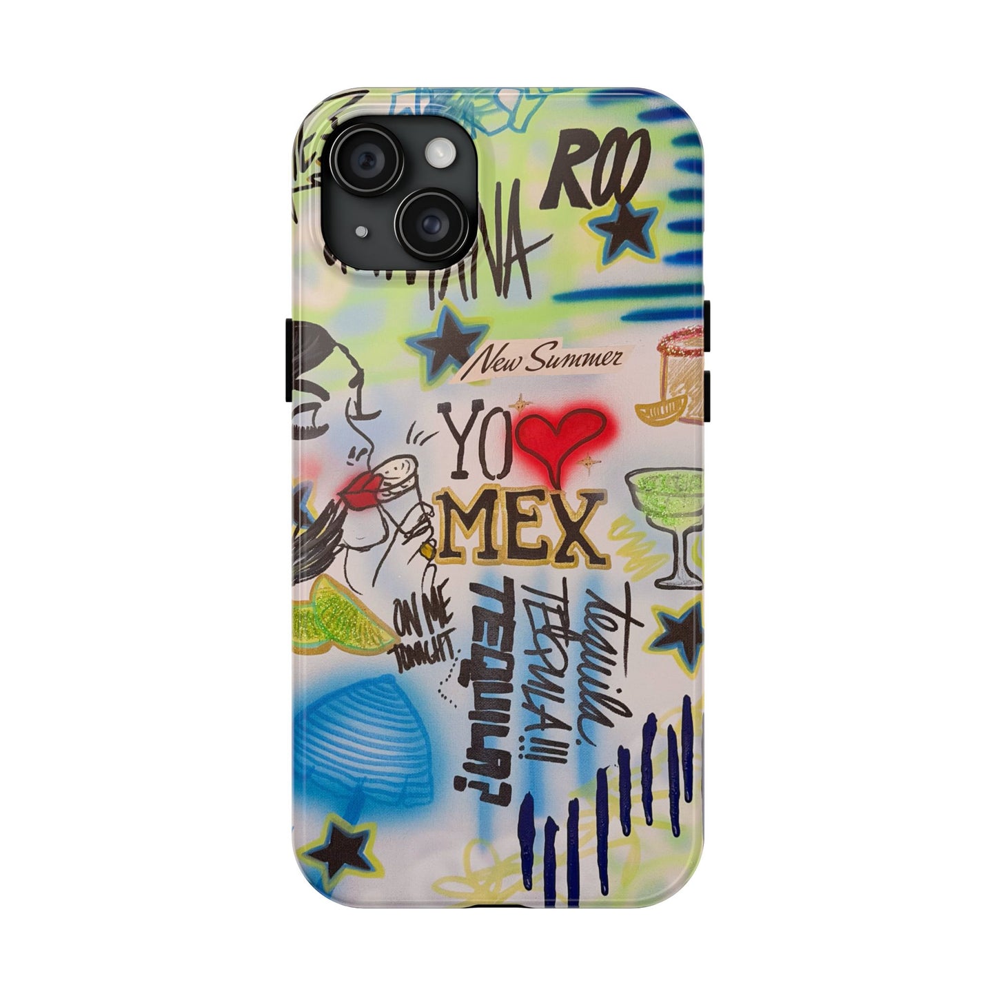 "salted lime" airbrush iPhone case