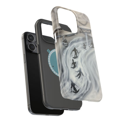 MagSafe "arctic avalanche" airbrush iPhone case