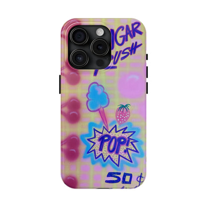 "sugar rush" airbrush iPhone case
