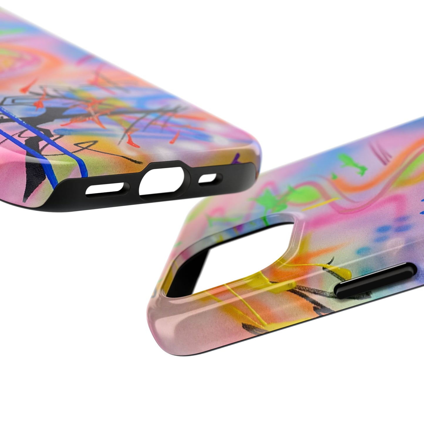 "neon haze" airbrush iPhone case