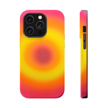 MagSafe "Pink Lemonade Aura" Airbrush iPhone Case