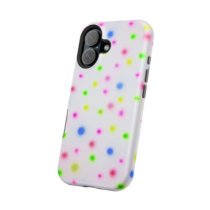 MagSafe "birthday cake polka dot" airbrush iPhone case