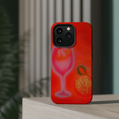 MagSafe "aperol spritz" airbrush iPhone case