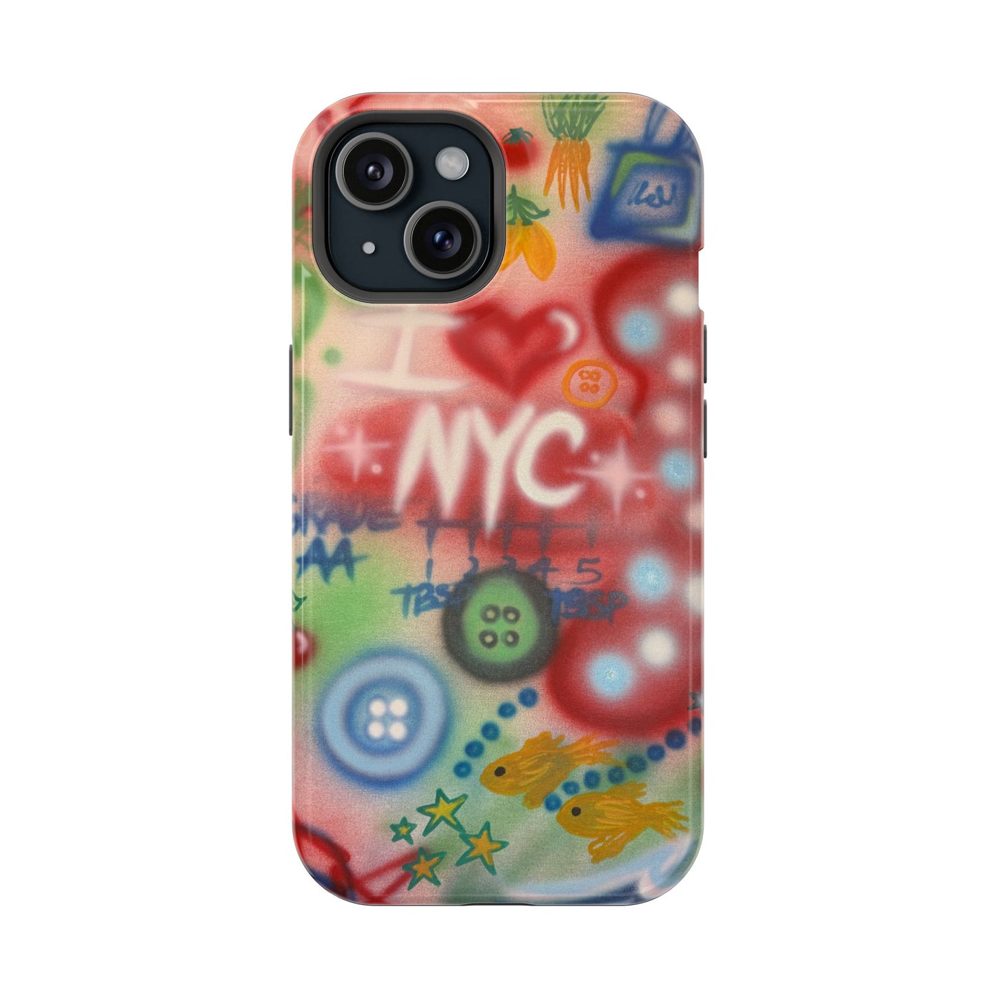 MagSafe "i <3 NYC" airbrush iPhone case