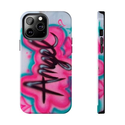"angel" airbrush iPhone case