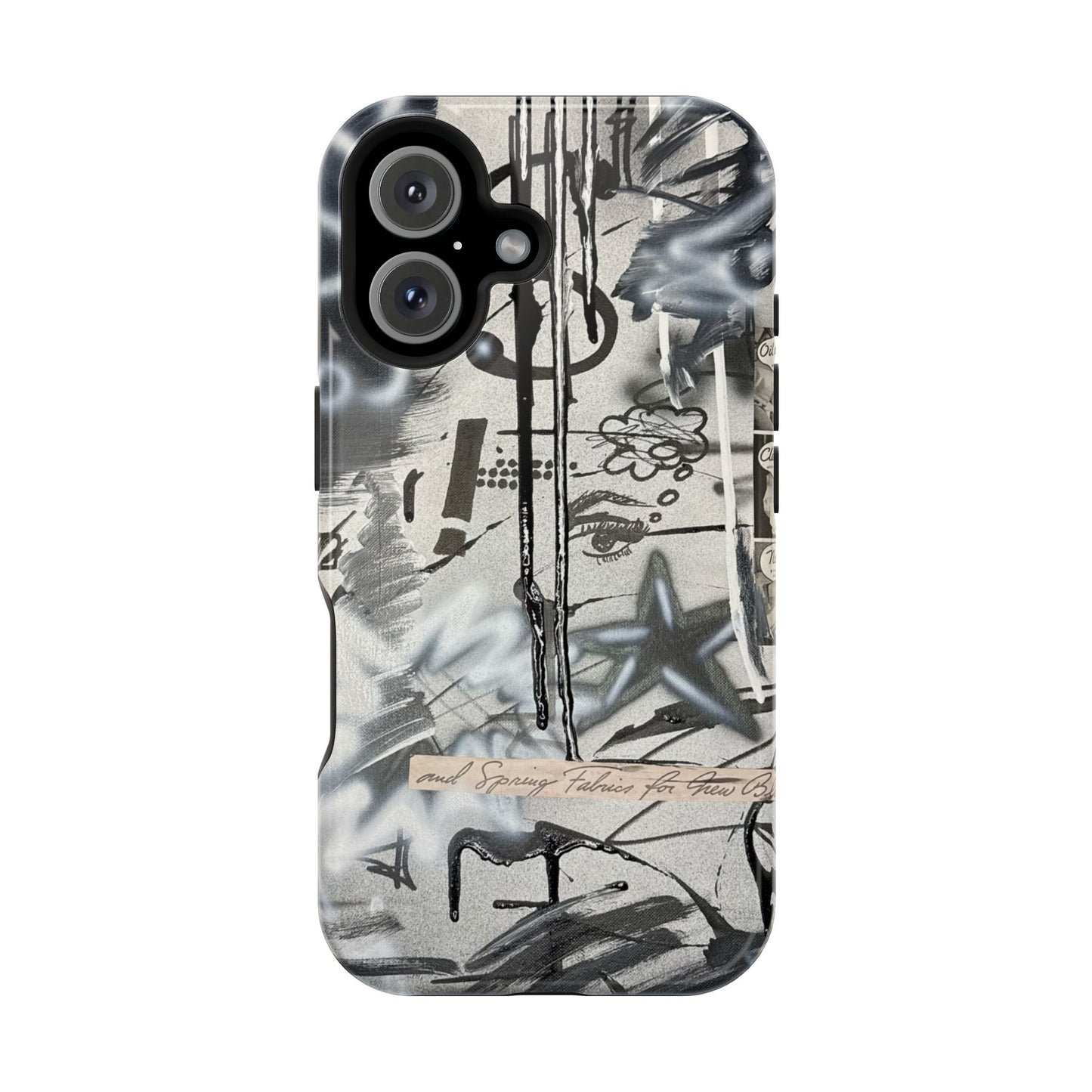 MagSafe "monochrome mood" airbrush iPhone case