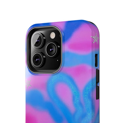 "blue camo" airbrush iPhone case