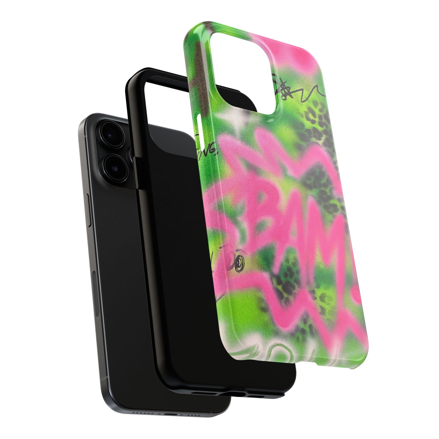 "BAM! pt. 2" airbrush iPhone case