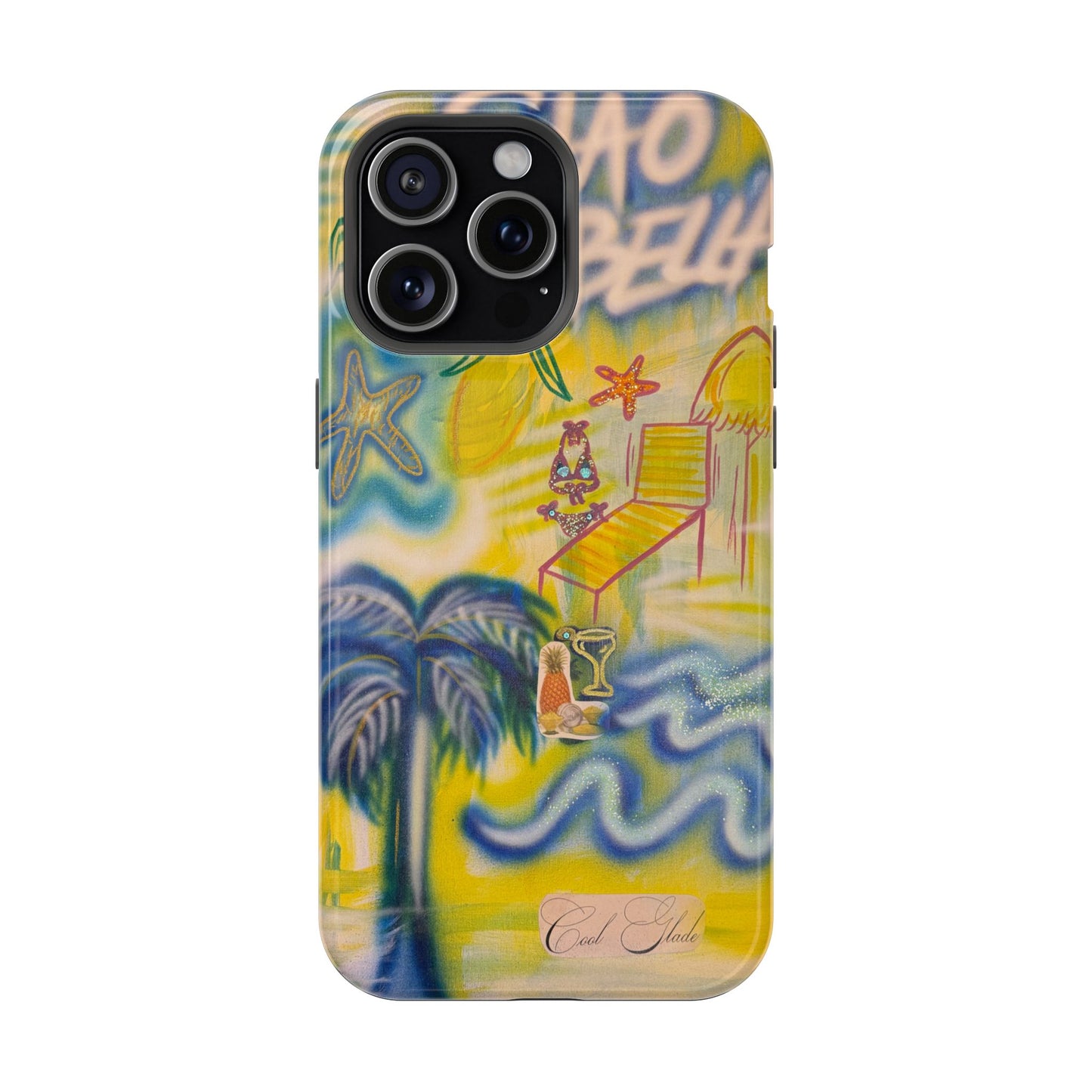 MagSafe "ciao bella" airbrush iPhone case