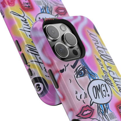 MagSafe "intellektuelle Energie" Airbrush iPhone Hülle