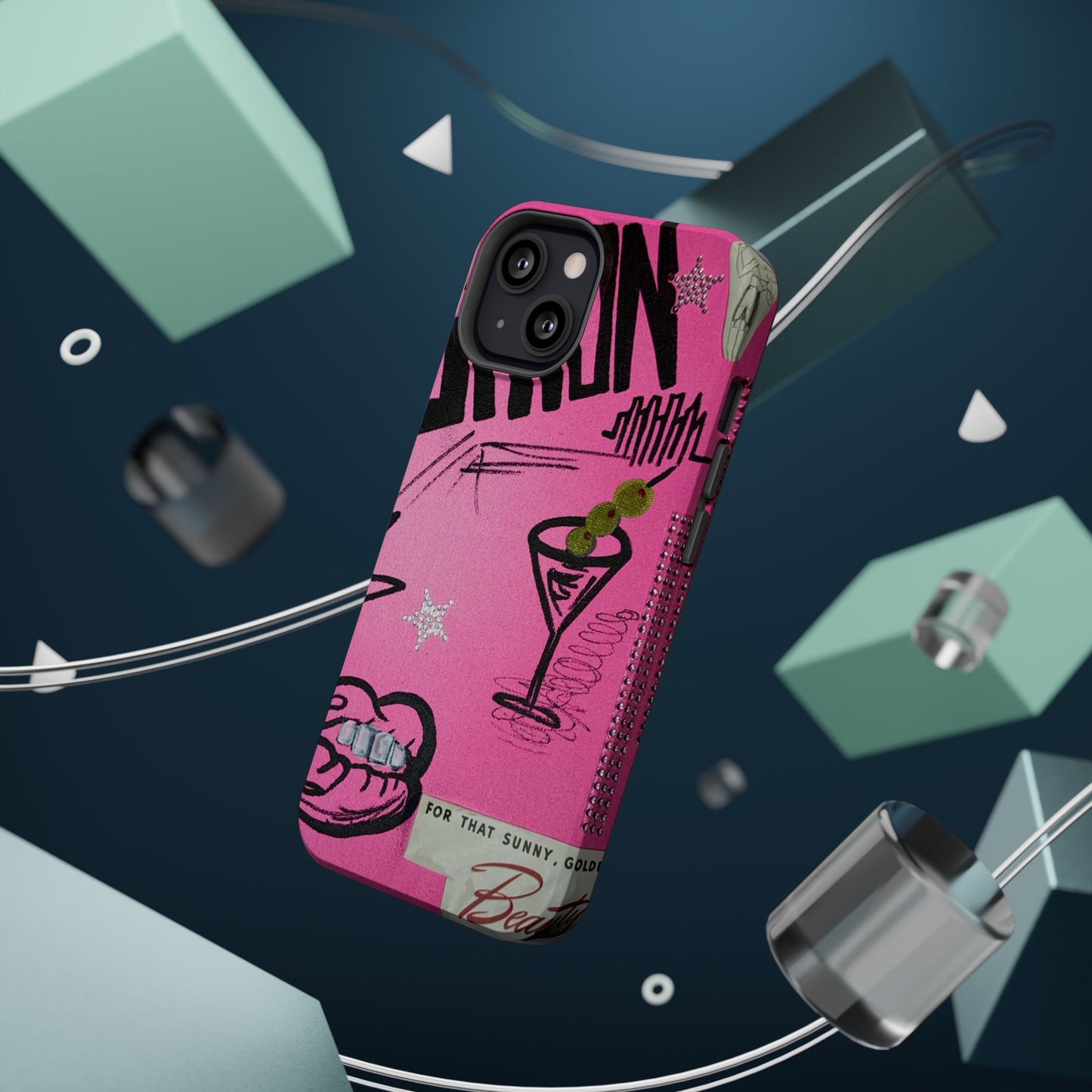 MagSafe "high fashion" airbrush iPhone case