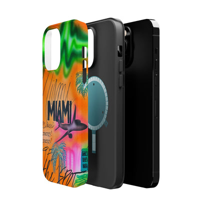 MagSafe "miami, fl" Airbrush iPhone Hülle