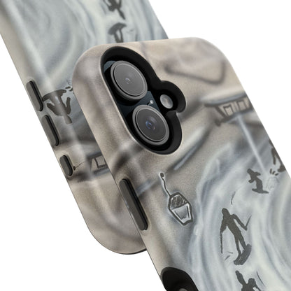 MagSafe "arctic avalanche" airbrush iPhone case