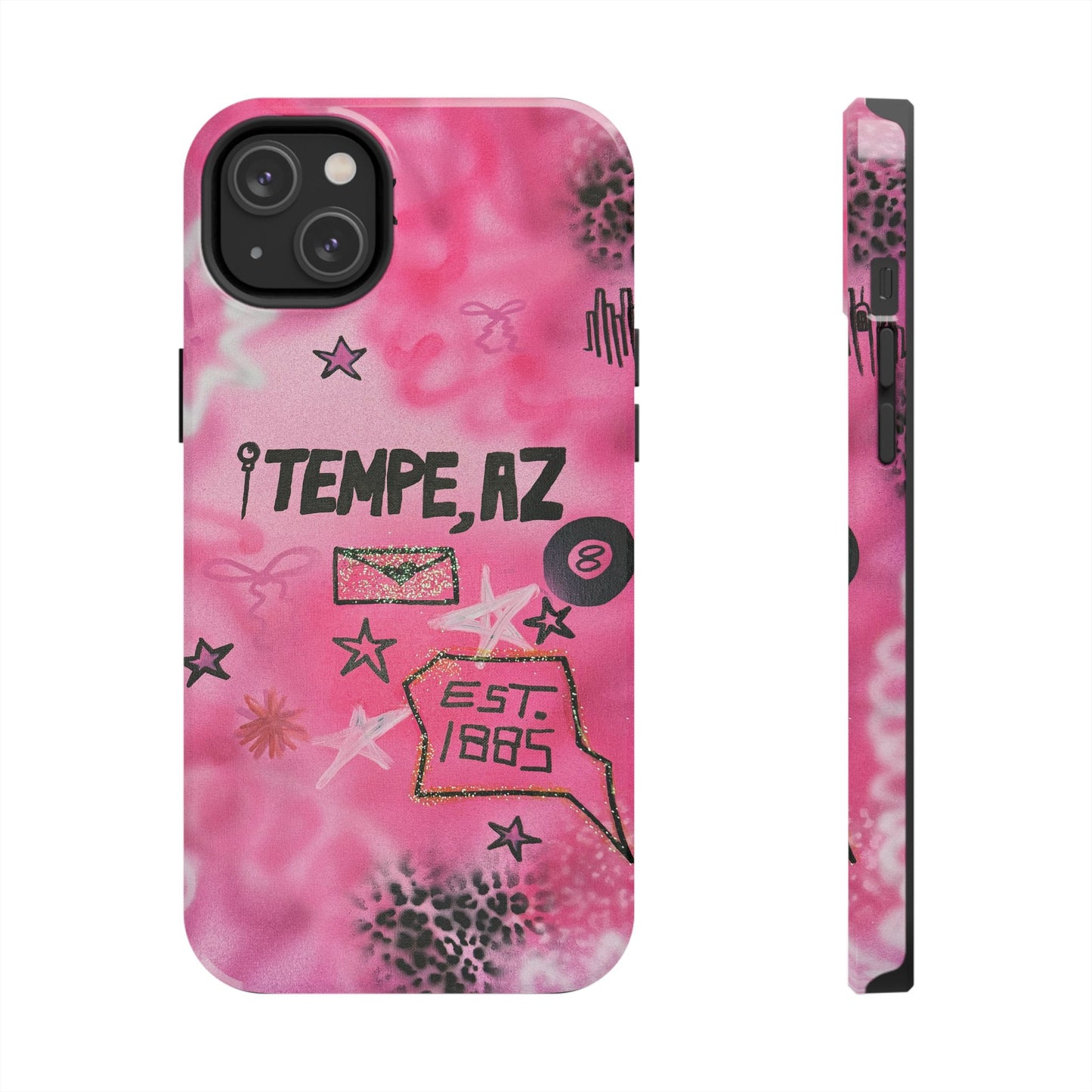 "tempe, az pt. 2" airbrush iPhone case