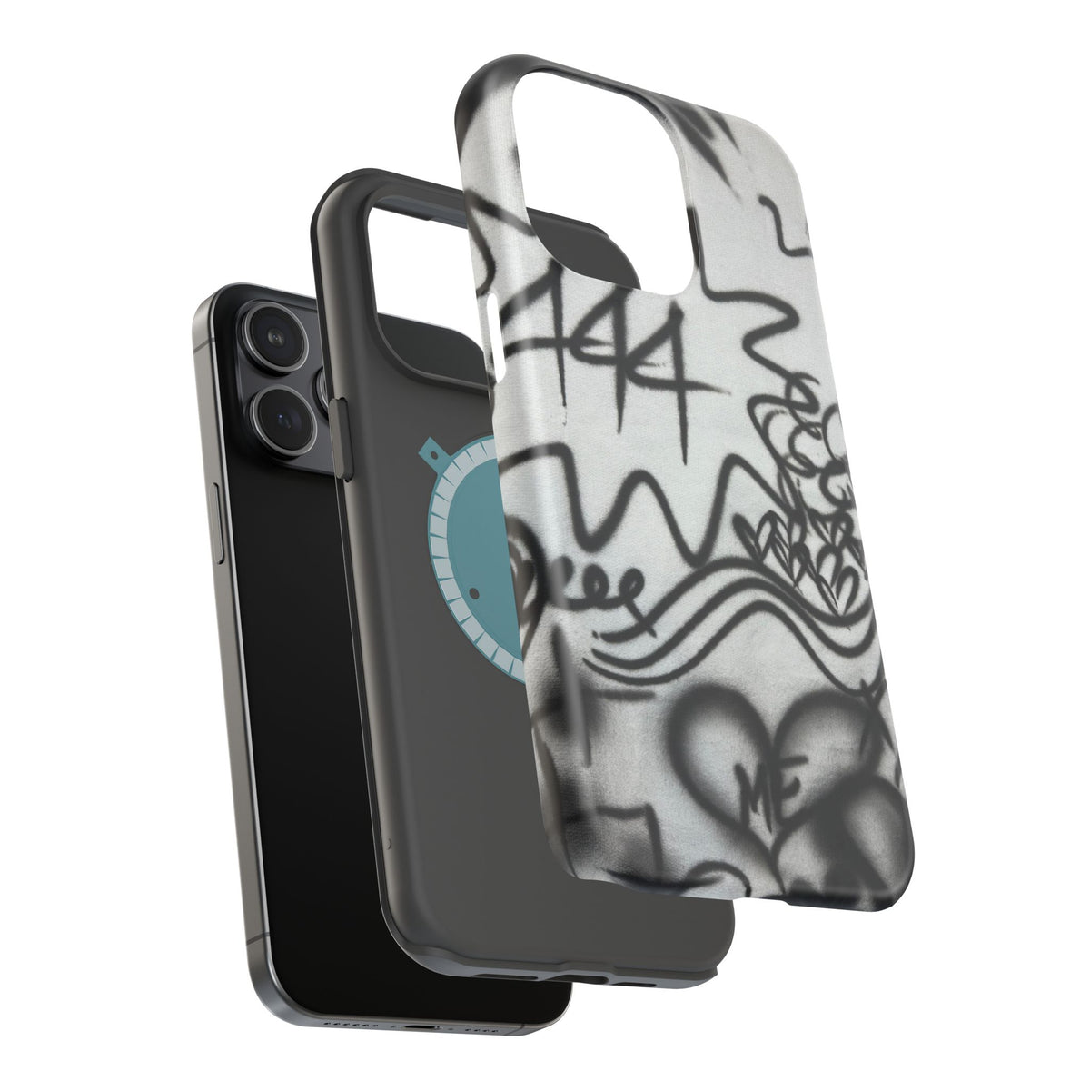 MagSafe „444“ Airbrush iPhone Hülle