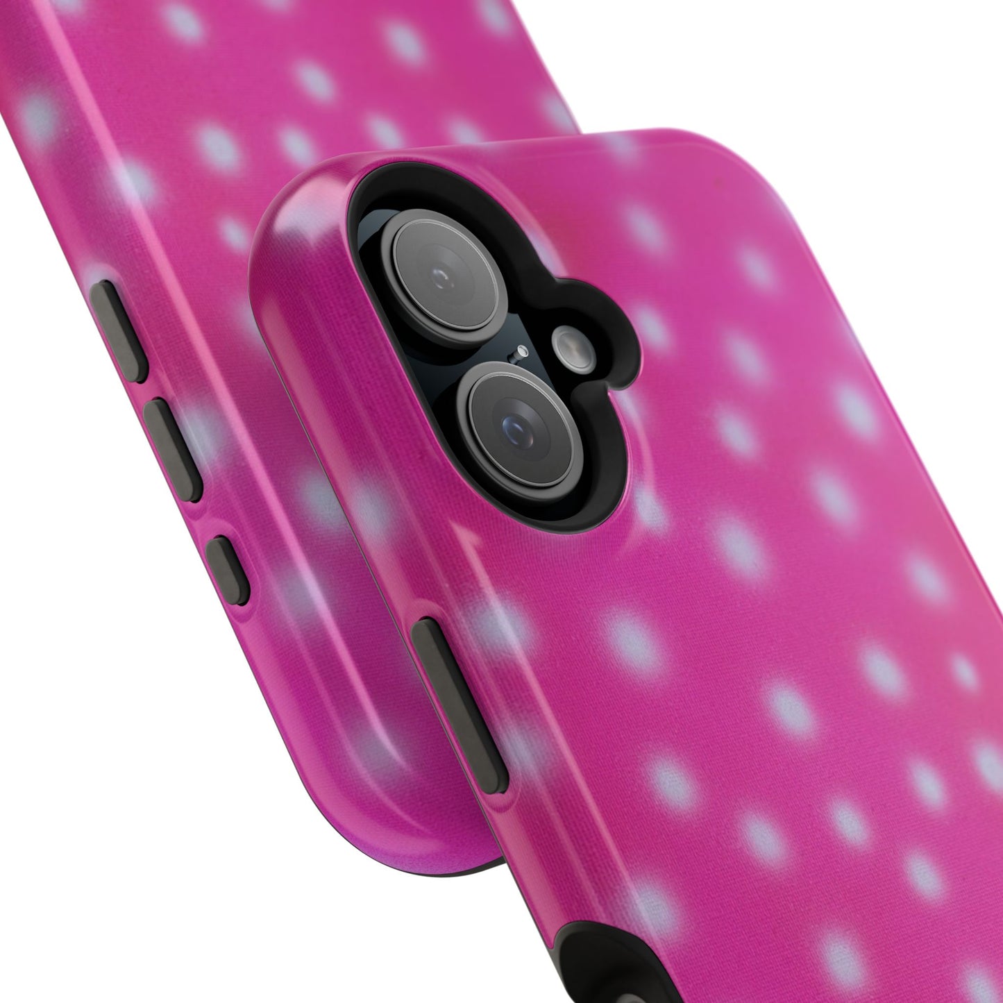 MagSafe "bubblegum polka dot" airbrush iPhone case