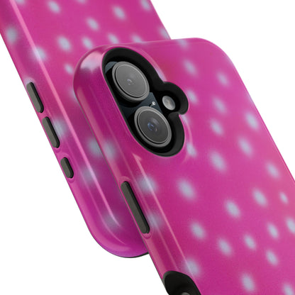 MagSafe "bubblegum polka dot" airbrush iPhone case