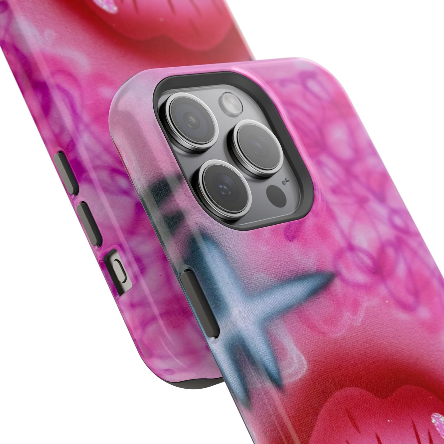 MagSafe limited edition "glitter aura" airbrush iPhone case
