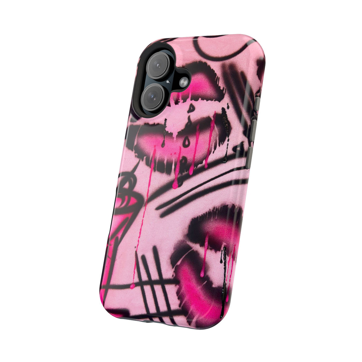 MagSafe "glossy pout" airbrush iPhone case