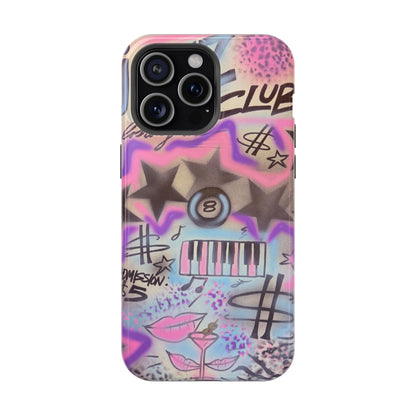 MagSafe "jazz club" airbrush iPhone case
