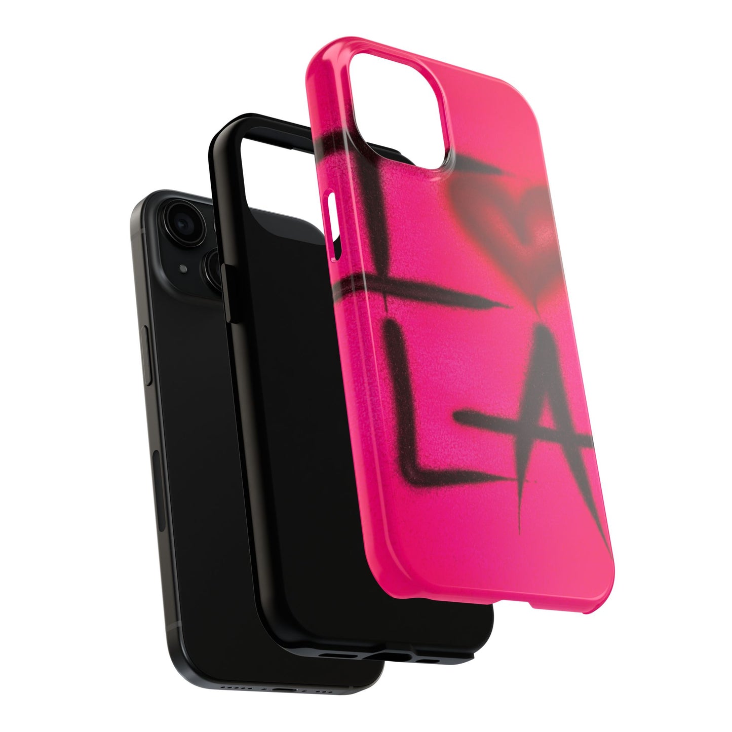 "I <3 LA" airbrush iPhone case