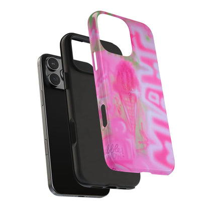 "sunset sorbet" airbrush iPhone case