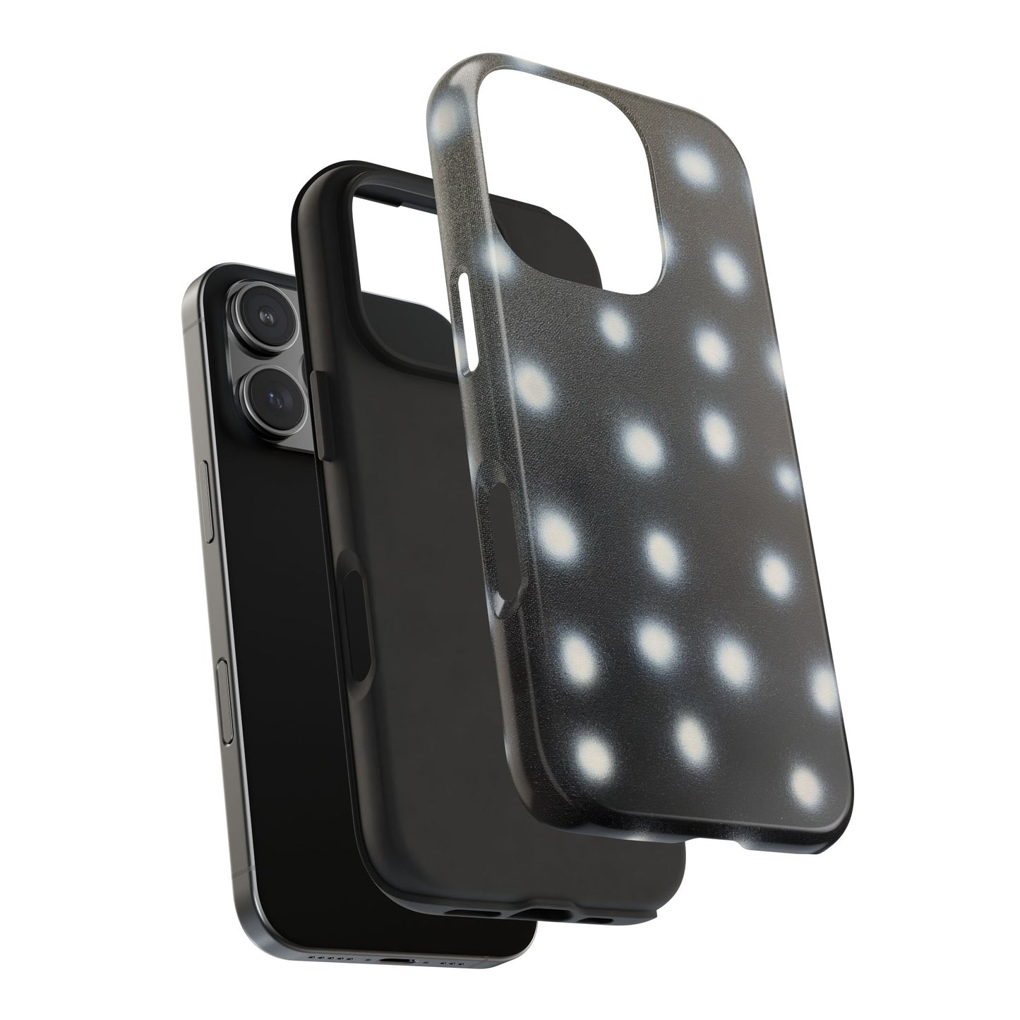 "coconut noir polka dot" airbrush iPhone case