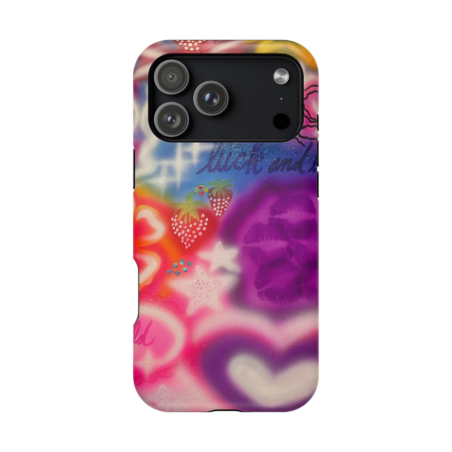 MagSafe „luck & luv pt. 2“ Airbrush iPhone Hülle