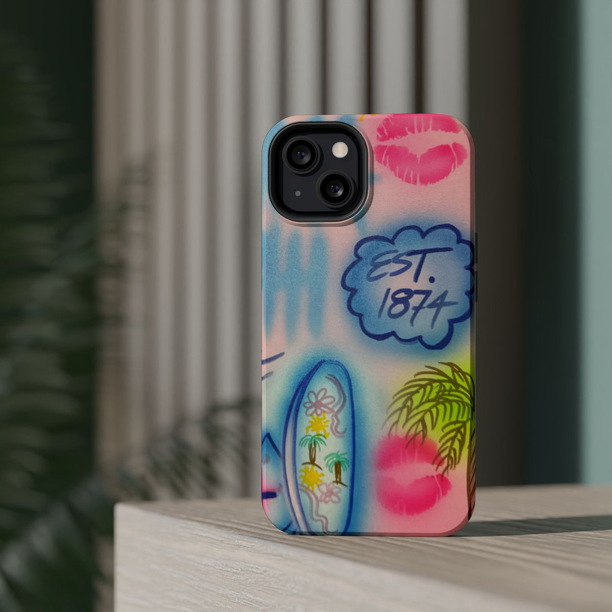 MagSafe "in the wave" airbrush iPhone case