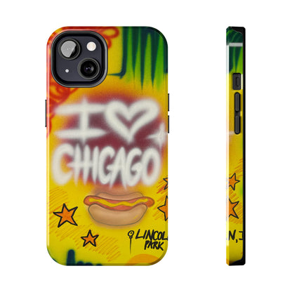 "chicago" airbrush iPhone case