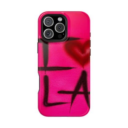 MagSafe „I ❤️ LA“ Airbrush iPhone-Hülle