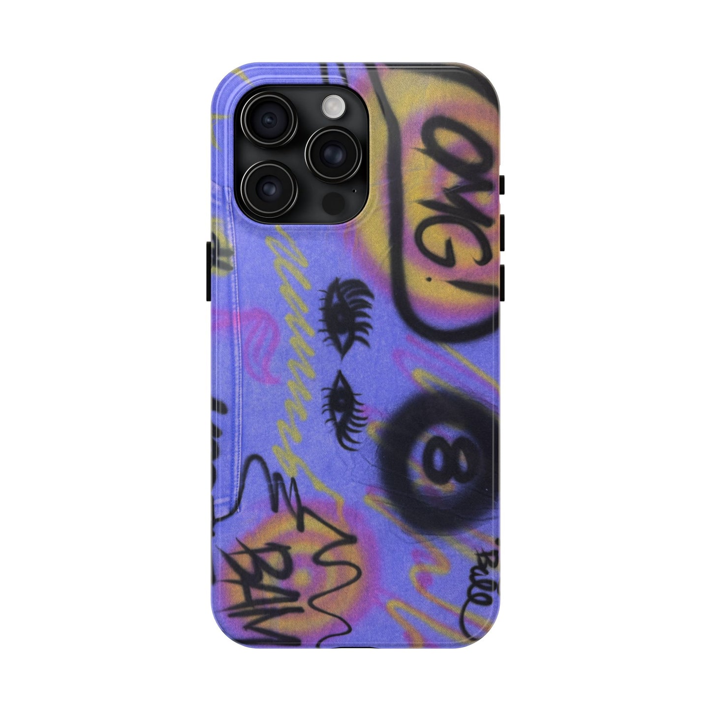 "eye$ on lies" airbrush iPhone case