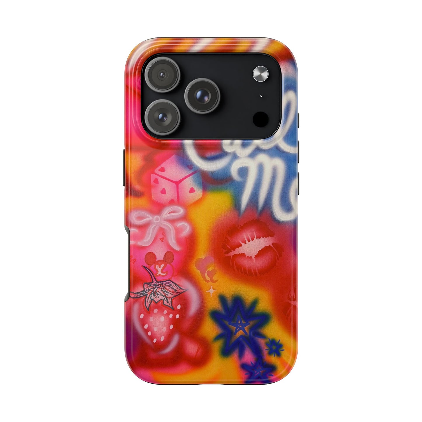 "CALL ME!" airbrush iPhone case