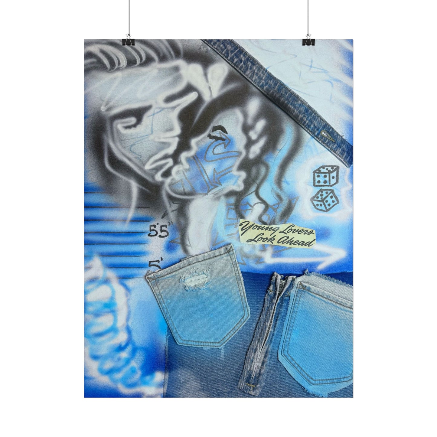 early access airbrush rolled print
