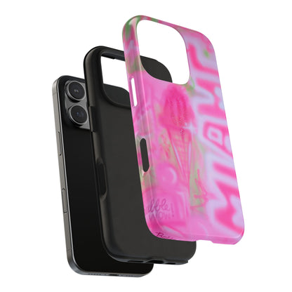 "sunset sorbet" airbrush iPhone case