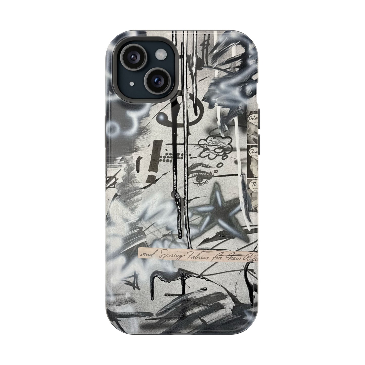 MagSafe "monochrome mood" airbrush iPhone case