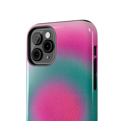"watermelon swirl" aura airbrush iPhone case
